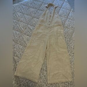 Women's Beige Jumpsuit